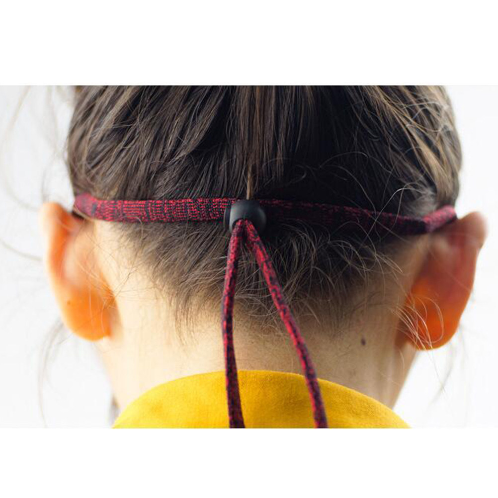 Sunglass Retainer Cord - 5 ชิ้น สายคล้องแว่นตา ปรับได้ กันลื่น ที่ยึดแว่นตาสำหรับเล่นกีฬา