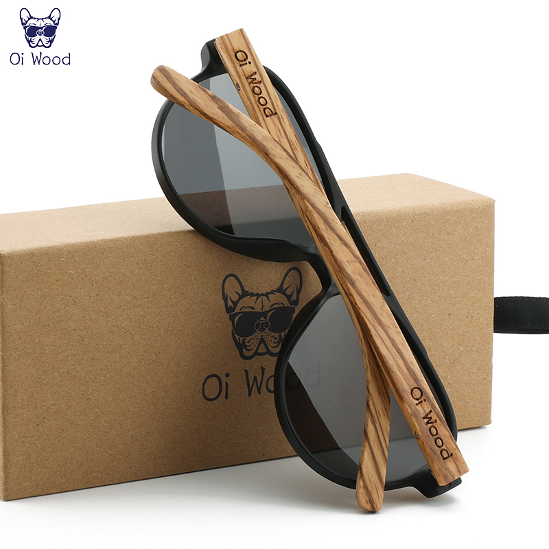 Oi ไม้แว่นตากันแดดสําหรับผู้หญ - Sunglasses Aviator Polarized บทวิจารณ์และราคา