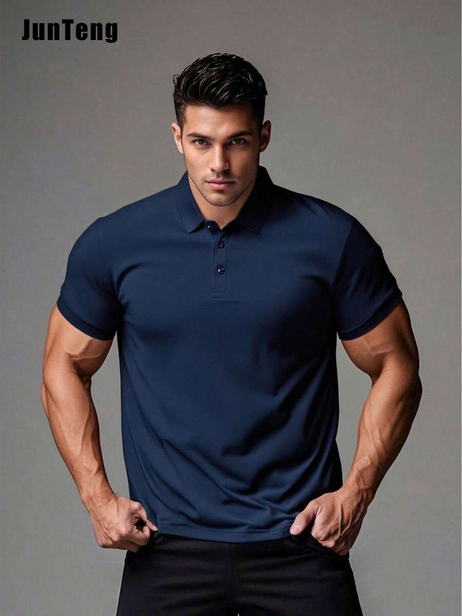 เสื้อโปโลผู้ชายลำลองระบายอากาศ - Polo Shirt Pique บทวิจารณ์และราคา